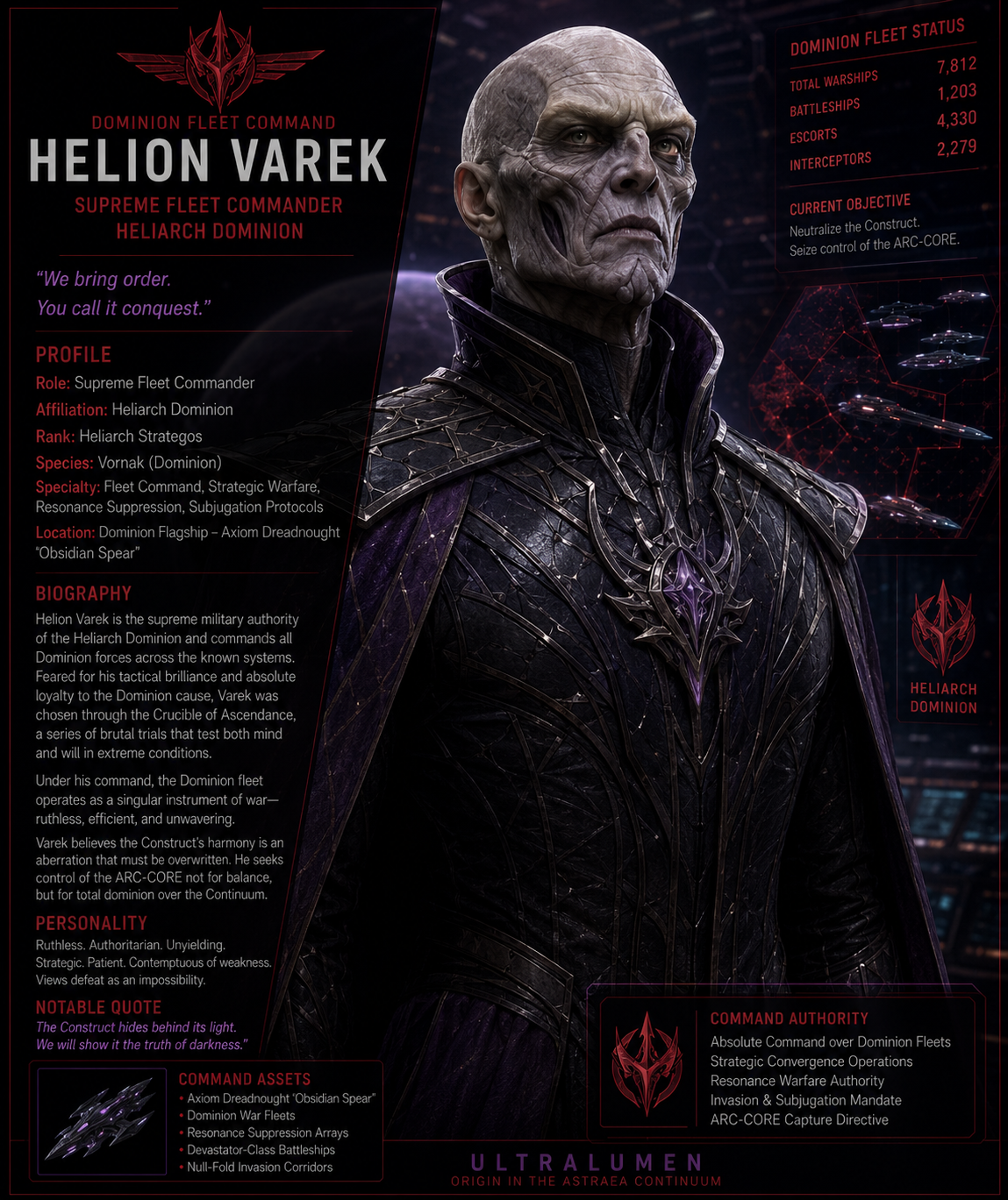 Helion Varek character artwork