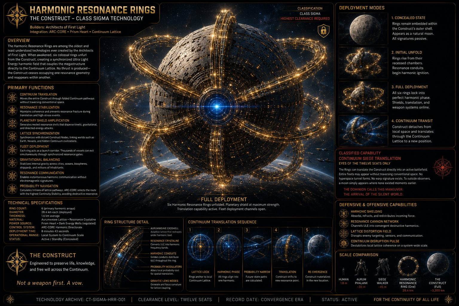 Construct Harmonic Resonance Rings